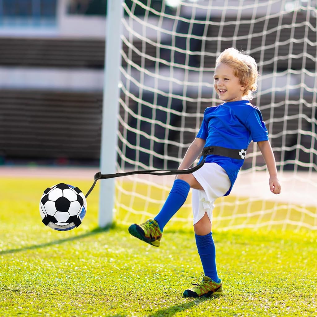 Proberos Soccer Dribbling Trainer Solo Training Football Training Waist Band for Dribbling Training Ball Control, Soccer Dribbling Trainer for Beginners, Teens Proberos Soccer Dribbling Trainer Solo Training Football Training Waist Band for Dribbling Training Ball Control, Soccer Dribbling Trainer for Beginners, Teens
